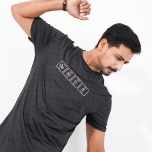 GENIUS AOP T-Shirt - Black